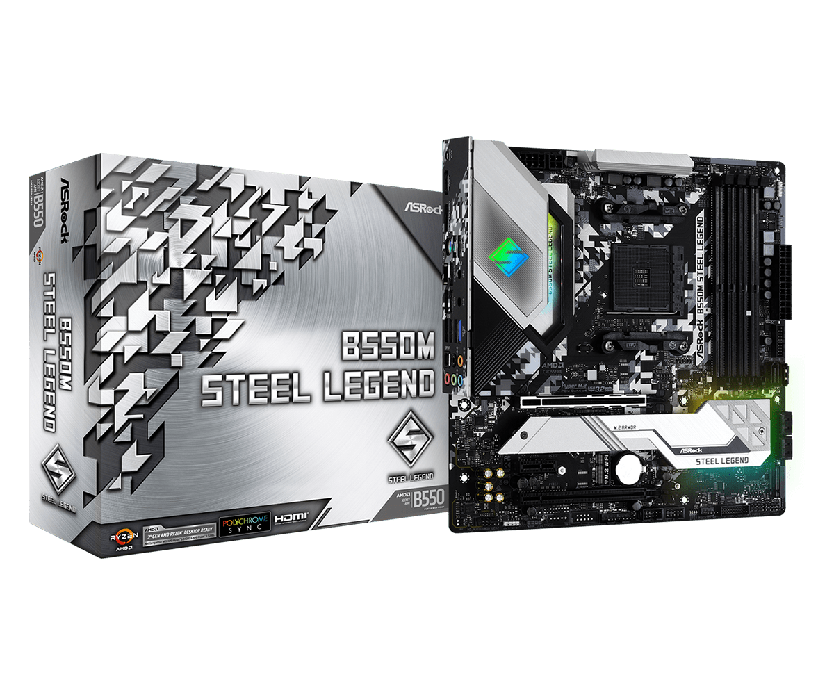 Asrock b550m steel legend совместимость оперативной памяти